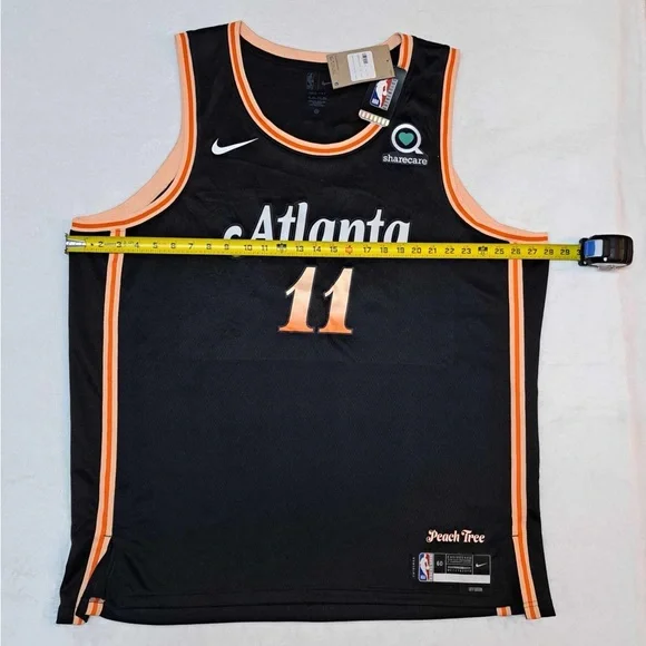 Nike Atlanta Hawks Authentic City Edition Swingman Jersey - Men's size 3XL (60) Jerseys